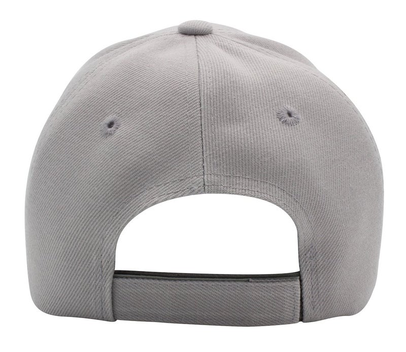 Top Level Baseball Cap Hat Men Women - Classic Adjustable Plain Blank, LGY Light Grey - Image 3